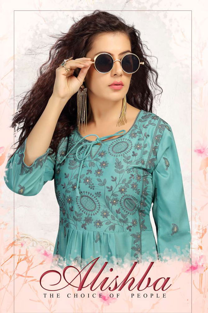 Dee Cee Alishba Fancy Ethnic Wear Latest Anarkali Kurtis Collection